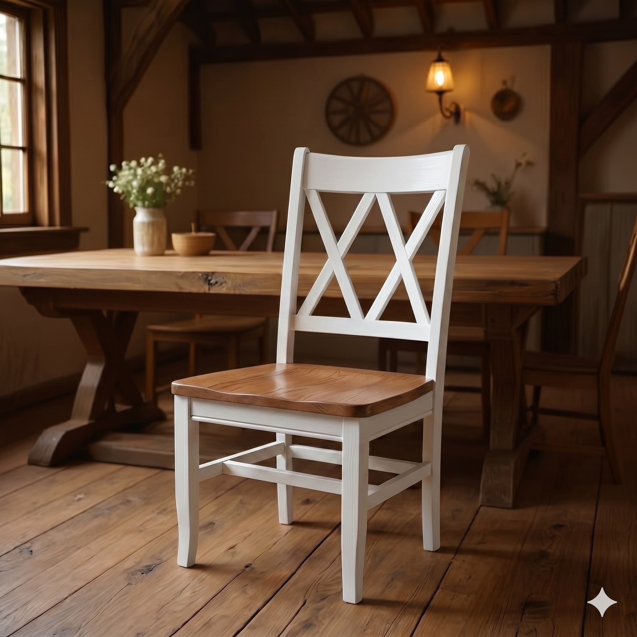 Double X Back Chair
