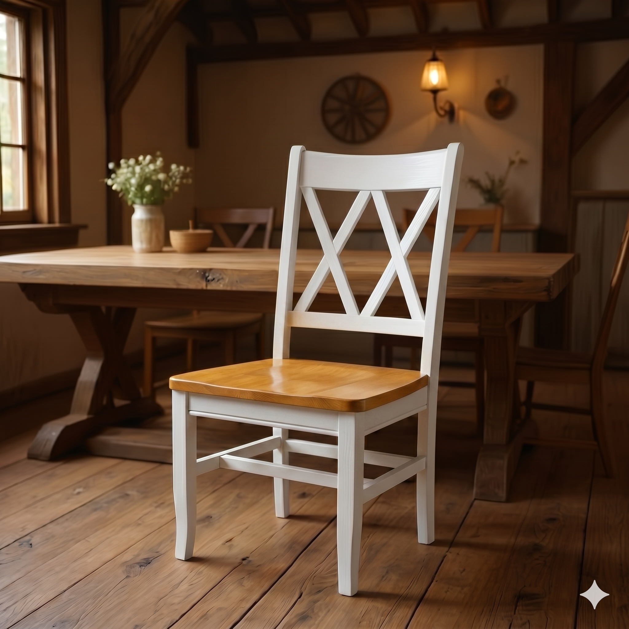 Double X Back Chair