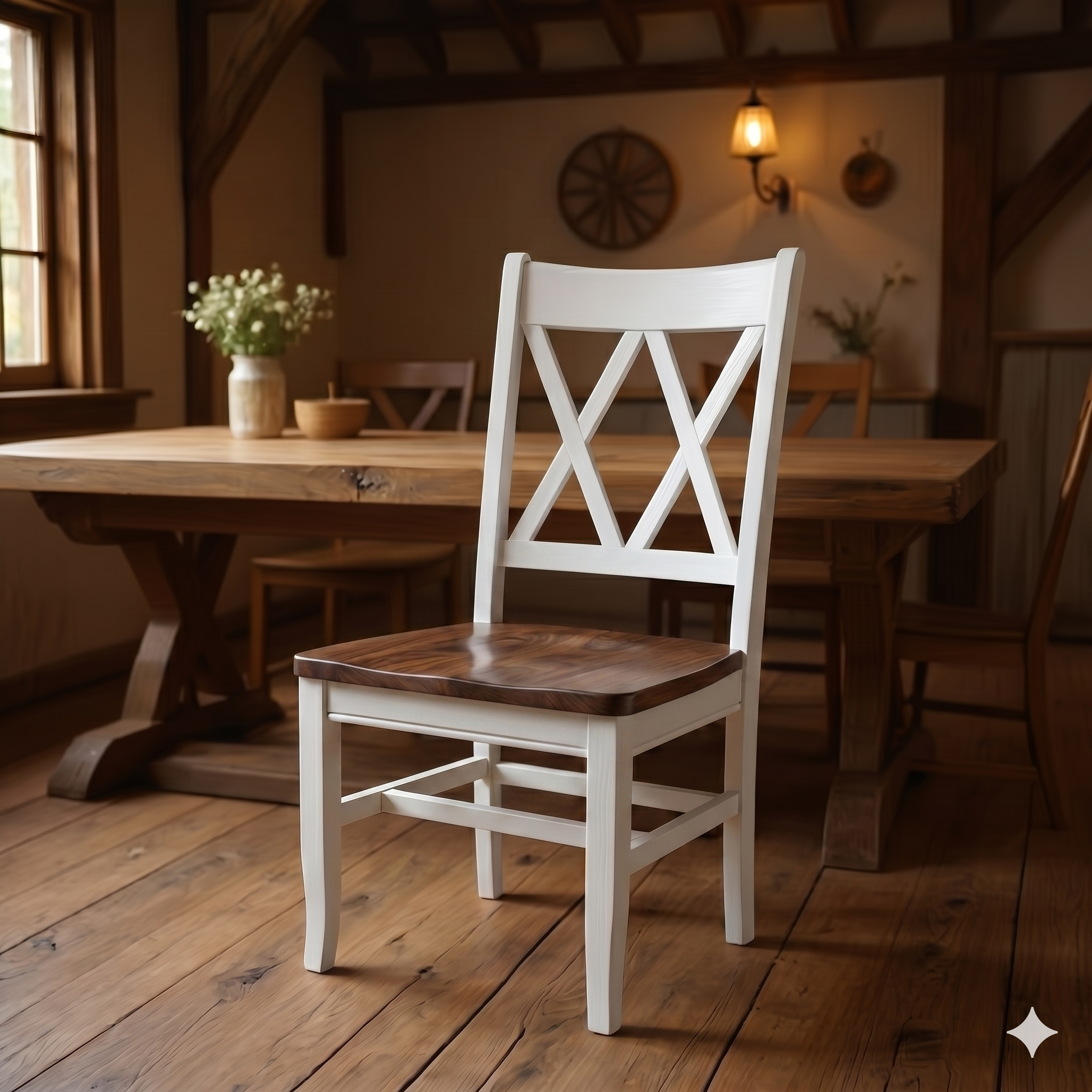Double X Back Chair