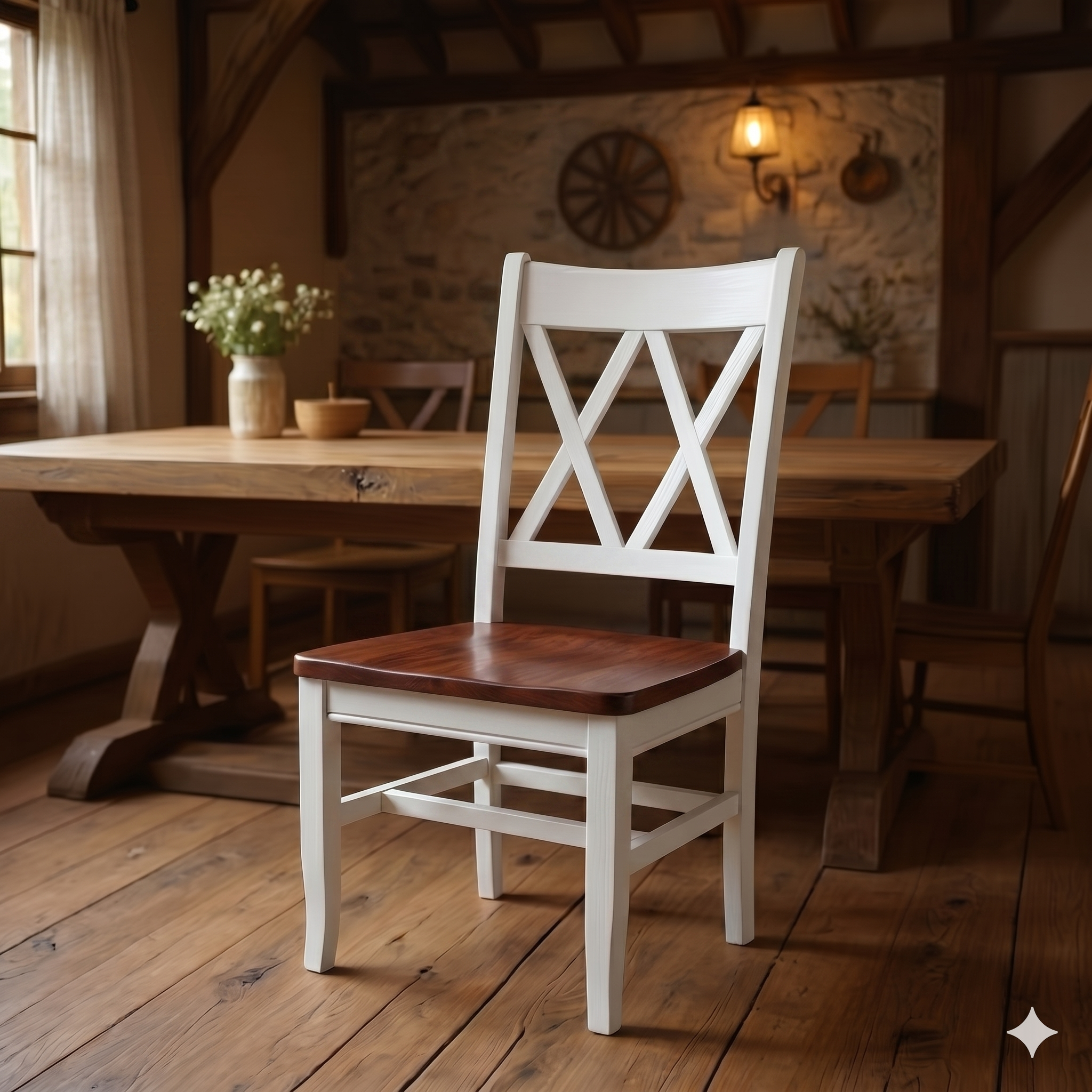 Double X Back Chair
