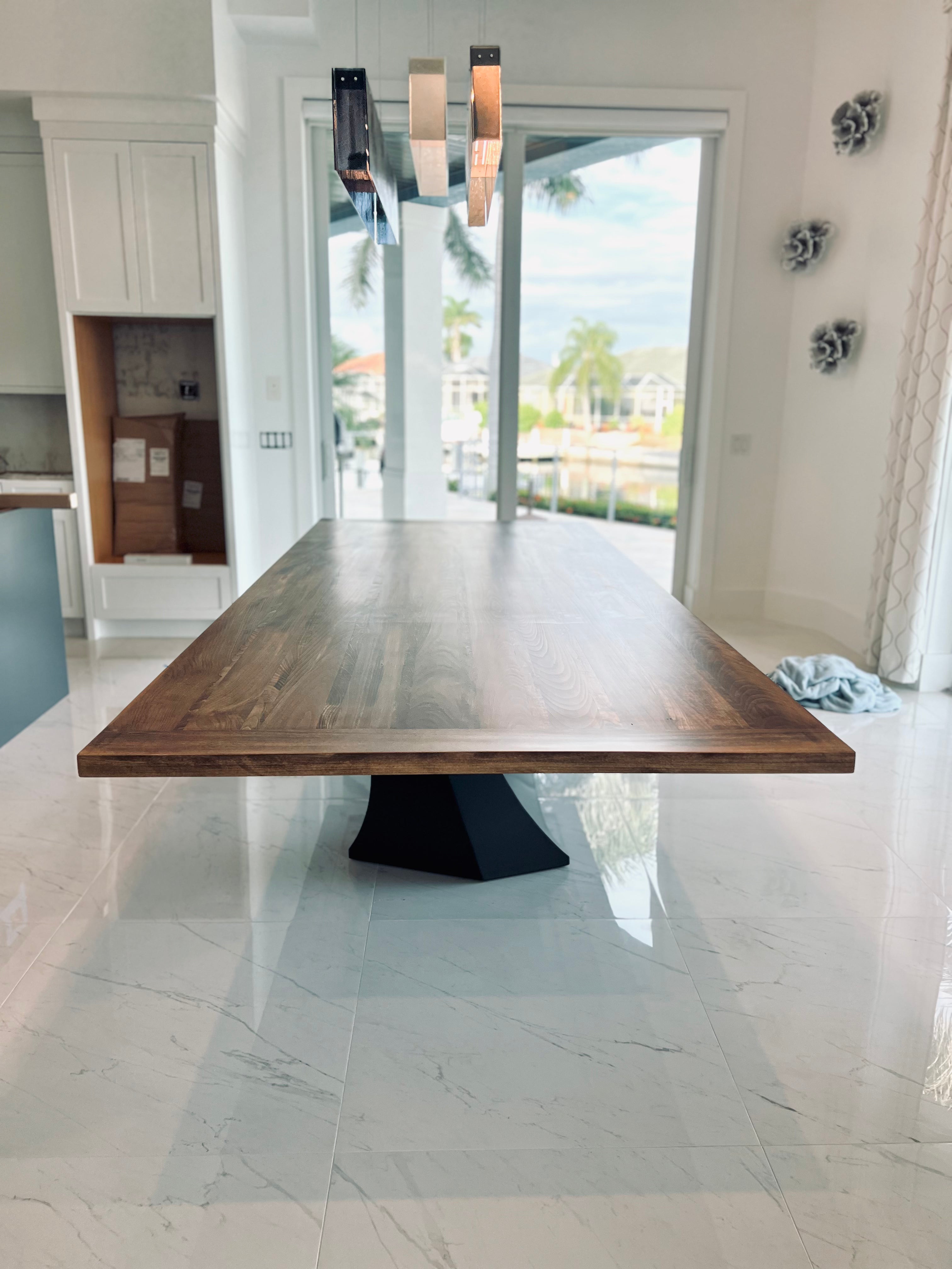 Marco Island Table -Sycamore Wood W/No Chairs