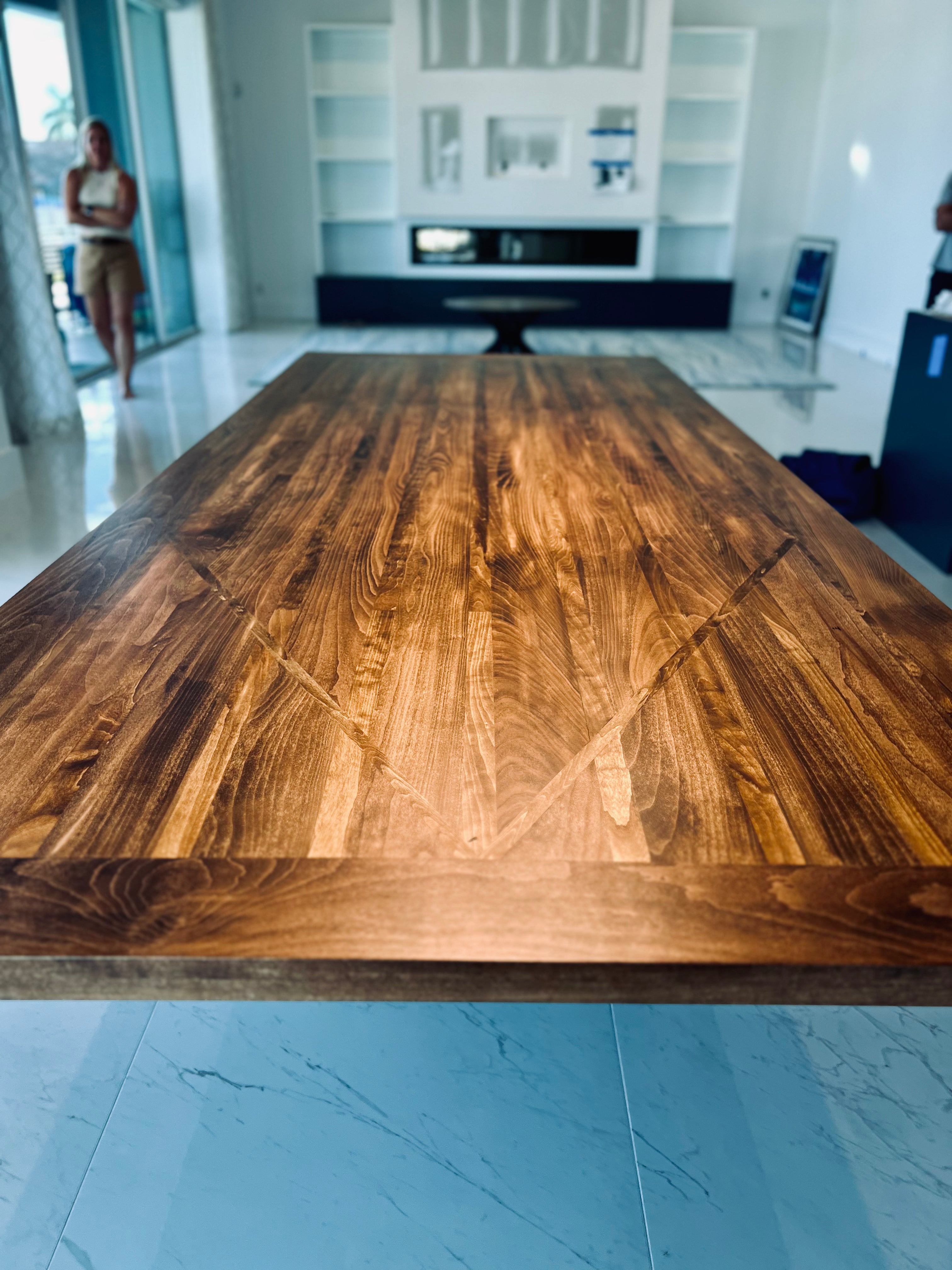 Marco Island Table -Sycamore Wood W/No Chairs