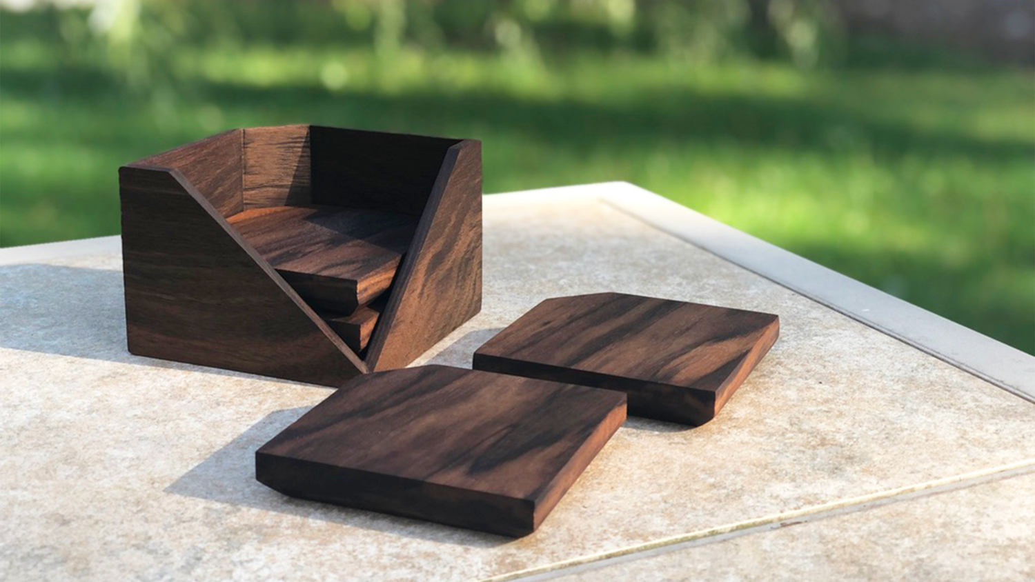 Walnut Coasters