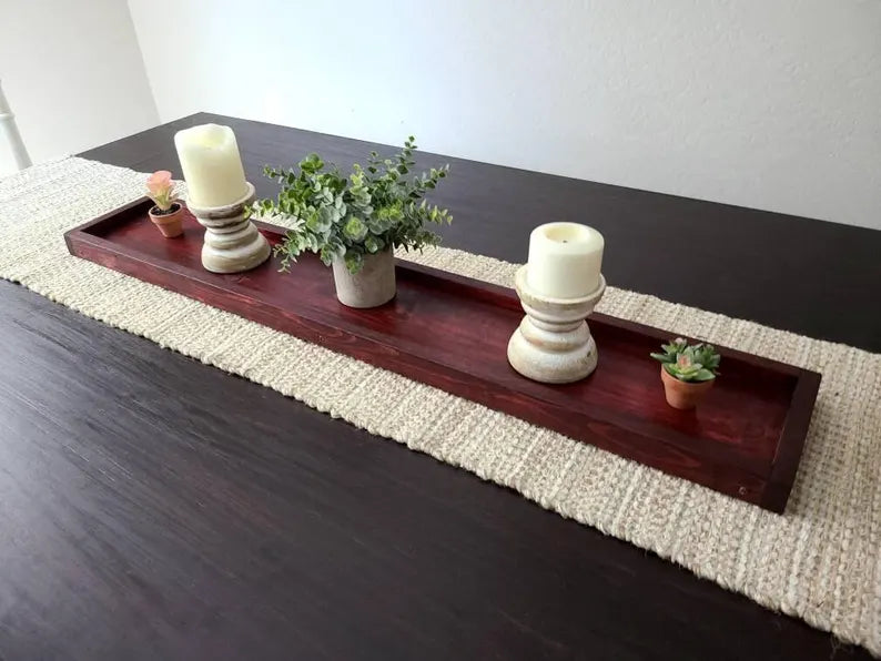 Walnut Center Display Tray