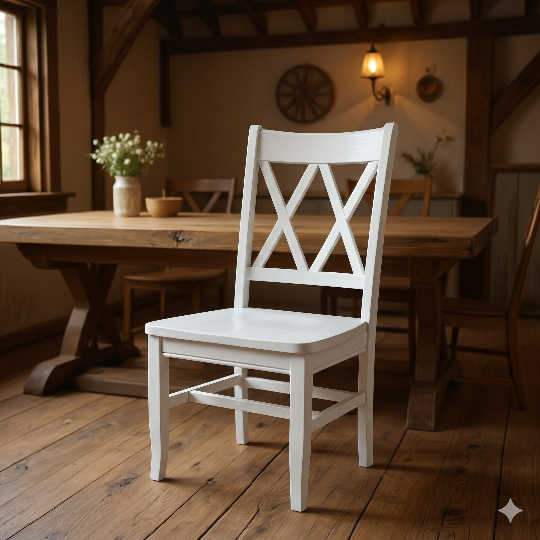 Double X Back Chair
