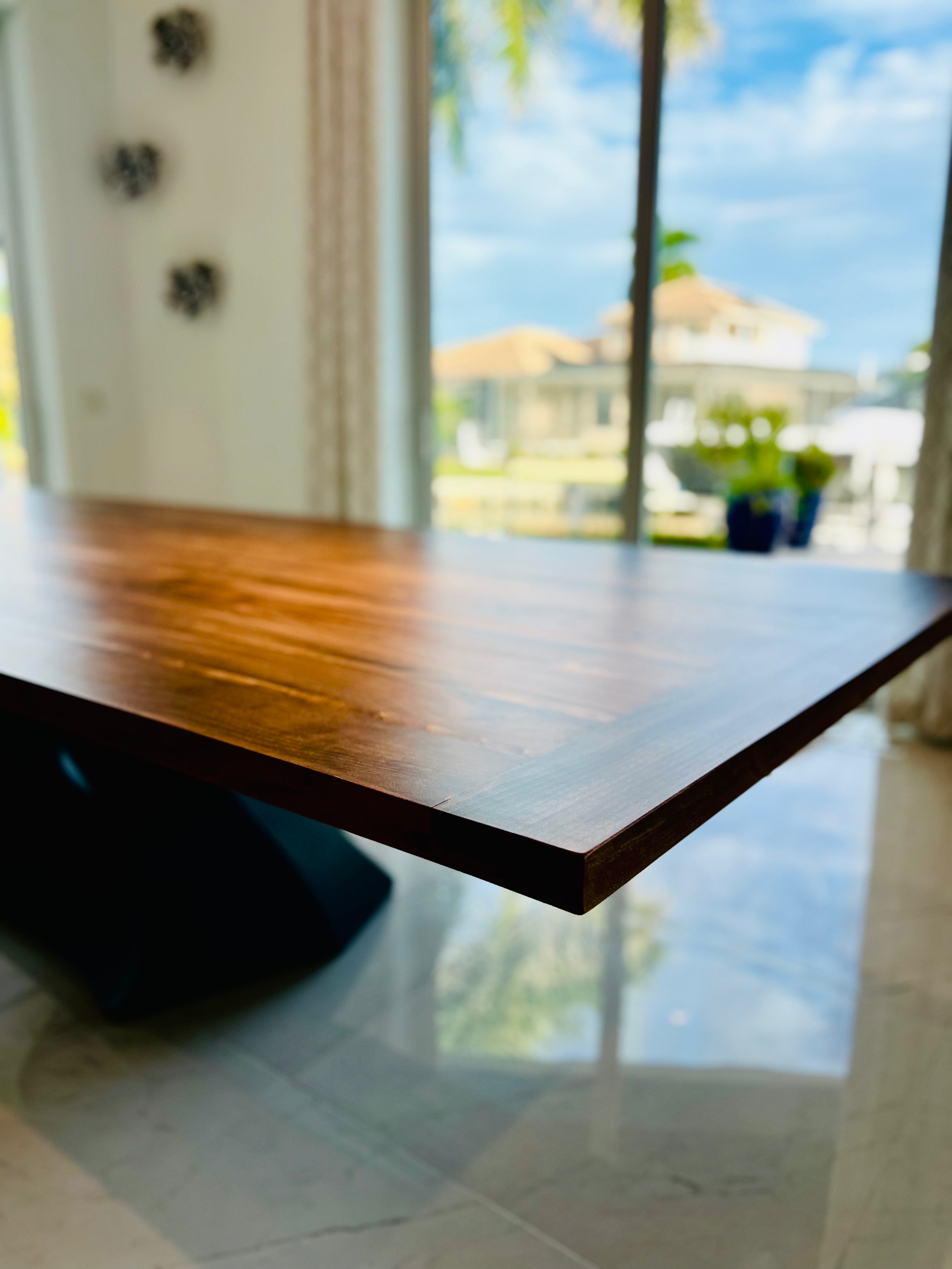 Marco Island Table -Sycamore Wood W/No Chairs