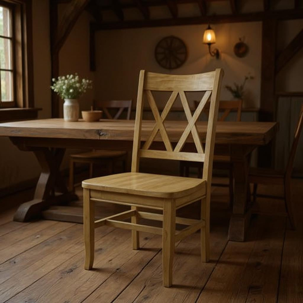 Double X Back Chair